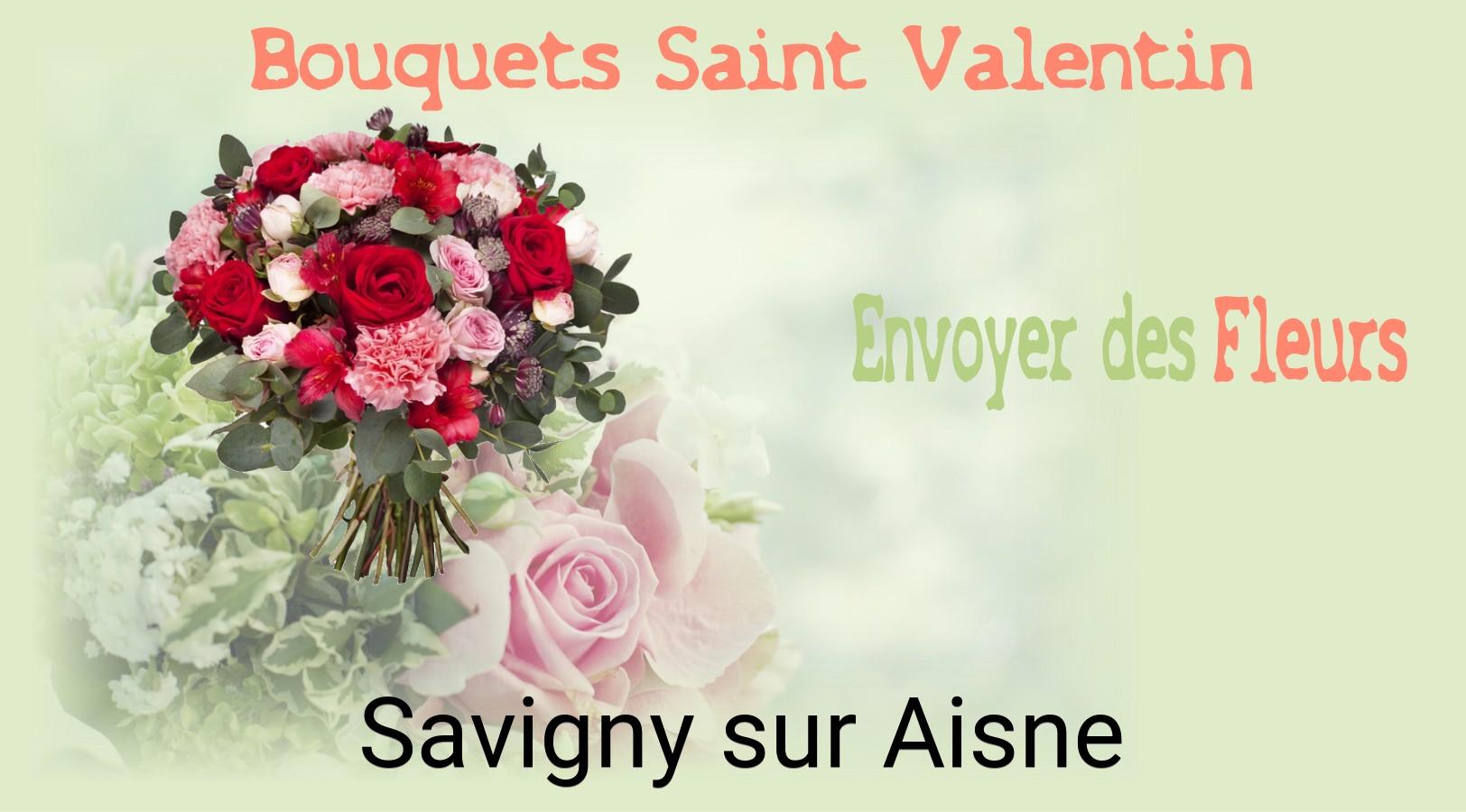 Roses de Saint-Valentin livrées à Savigny-sur-Aisne